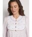 Chemise de nuit interlock boutonnée-4