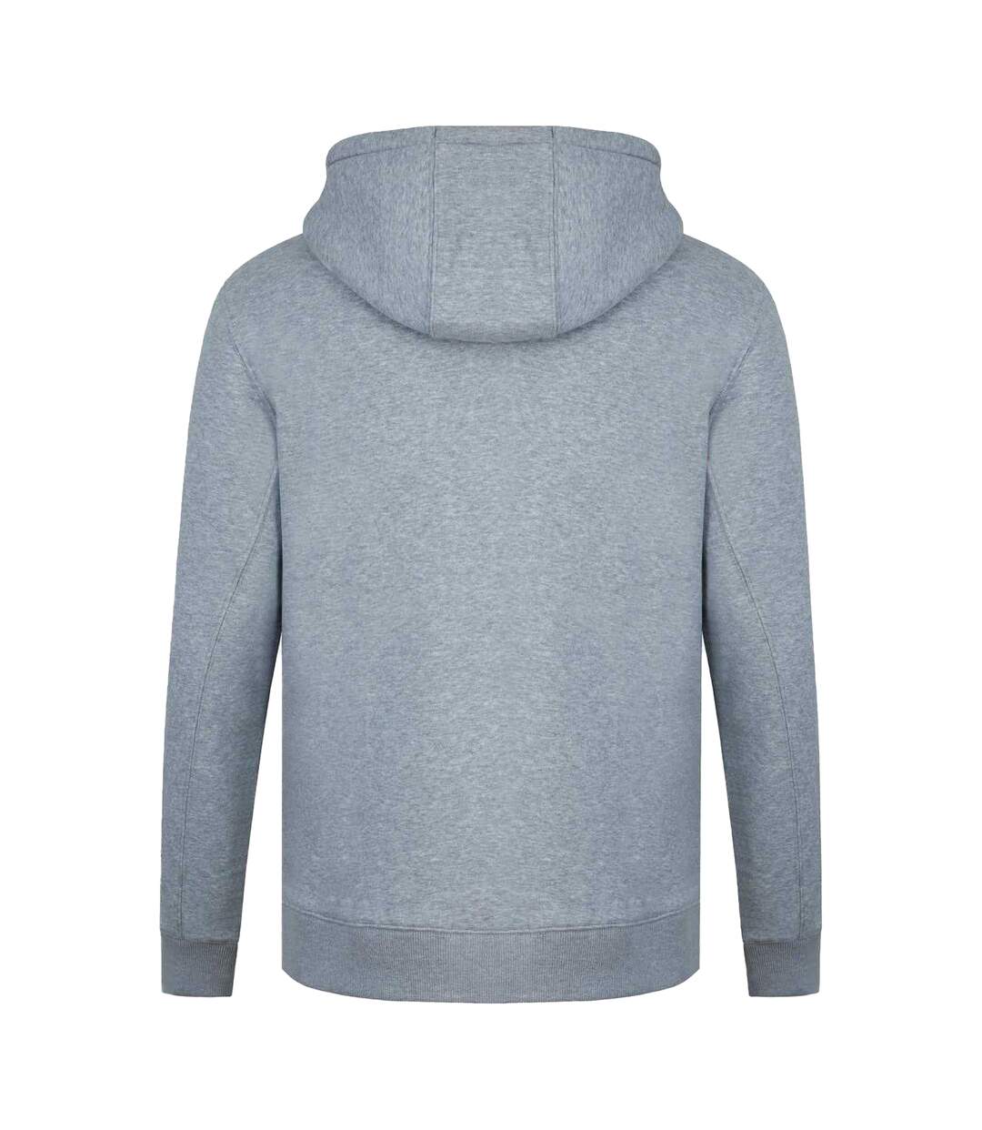 Mens Signature Cotton Full Zip Hoodie Grey Marl SoulCal-2