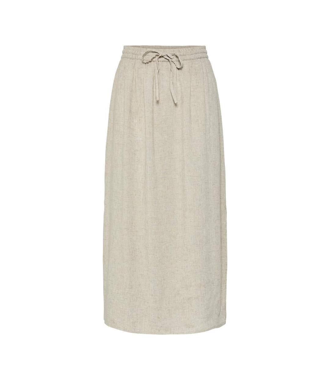 Jupe beige femme pieces pia-1