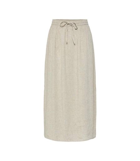 Jupe beige femme pieces pia