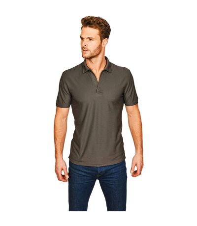 Casual Classics Mens Original Tech Pique Polo Shirt (Charcoal) - UTAB504
