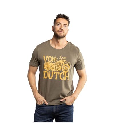 T-shirt col rond en coton homme Logo Vondutch