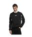 Mens Logo Crew Neck Sports Sweatshirt Black Puma-4