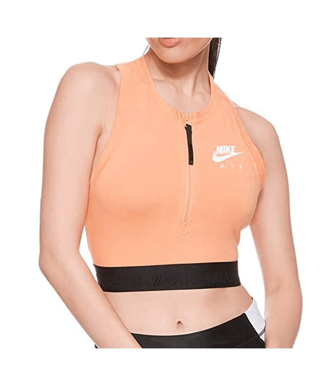 Brassière Orange Femme Nike Air Top Crop - M-1