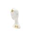 Statuette Déco en Résine Bouddha 35cm Blanc-2
