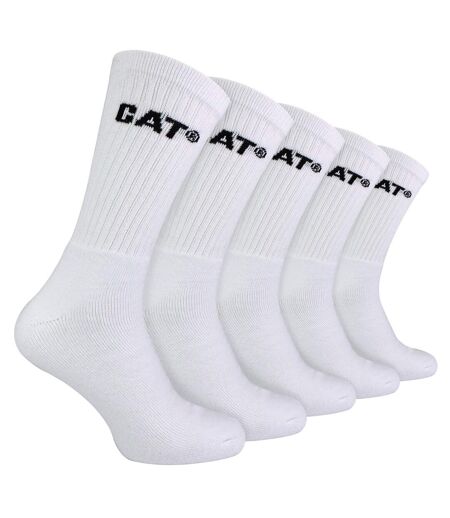 Mens 5 Pack Durable Cotton Performance Work Socks