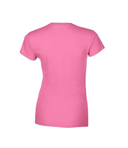 Gildan Womens/Ladies Softstyle Ringspun Cotton T-Shirt (Azalea) - UTRW10049