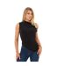 Womens/ladies Ruched One Shoulder Top Black I Saw It First-2