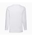 Fruit of the Loom Mens Valueweight Long-Sleeved T-Shirt (White)
