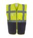 Gilet Executive Adulte Jaune Bleu Marine Yoko-1