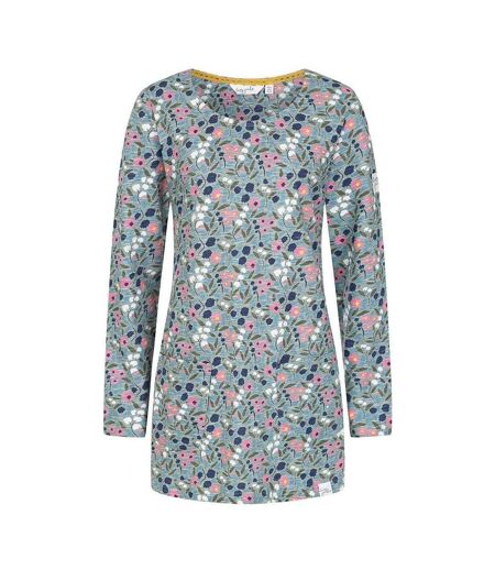 Tunique Motif/style Pensée Femme Vert Rose Lazy Jacks