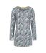 Tunique Motif/style Pensée Femme Vert Rose Lazy Jacks-2