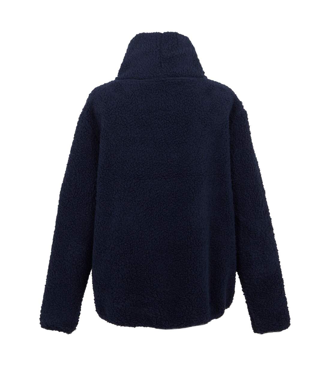 Womens/ladies Ria Fluffy Overhead Fleece Top Navy Regatta-2