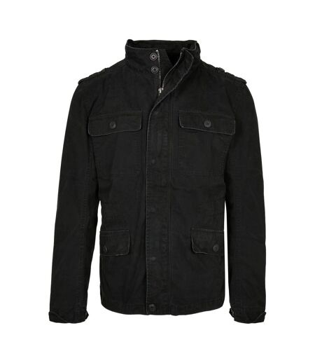 Veste De Campagne Britannia Homme Noir Build Your Brand