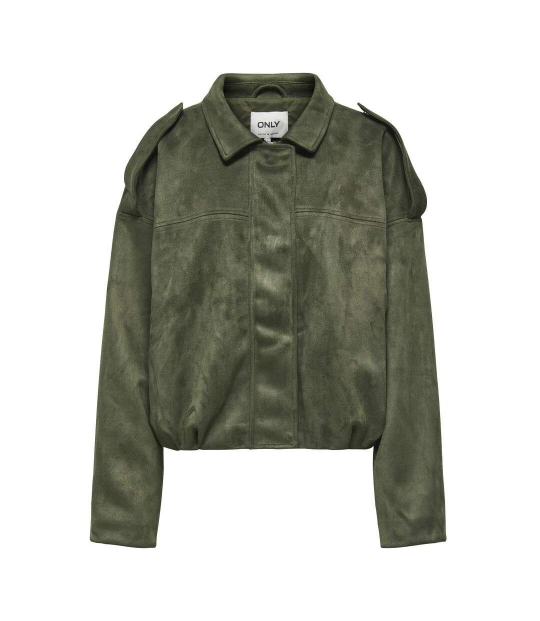 Veste verte femme only lamber-2