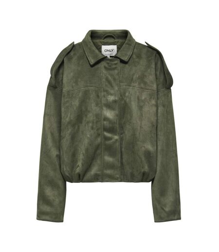 Veste verte femme only lamber