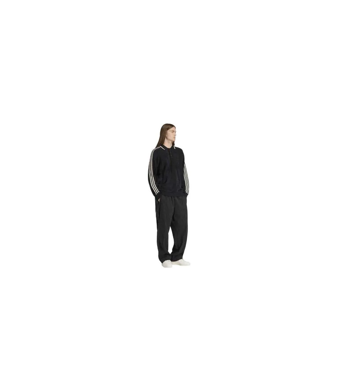 Mens Originals Premium Knitted Jersey Black Adidas-1