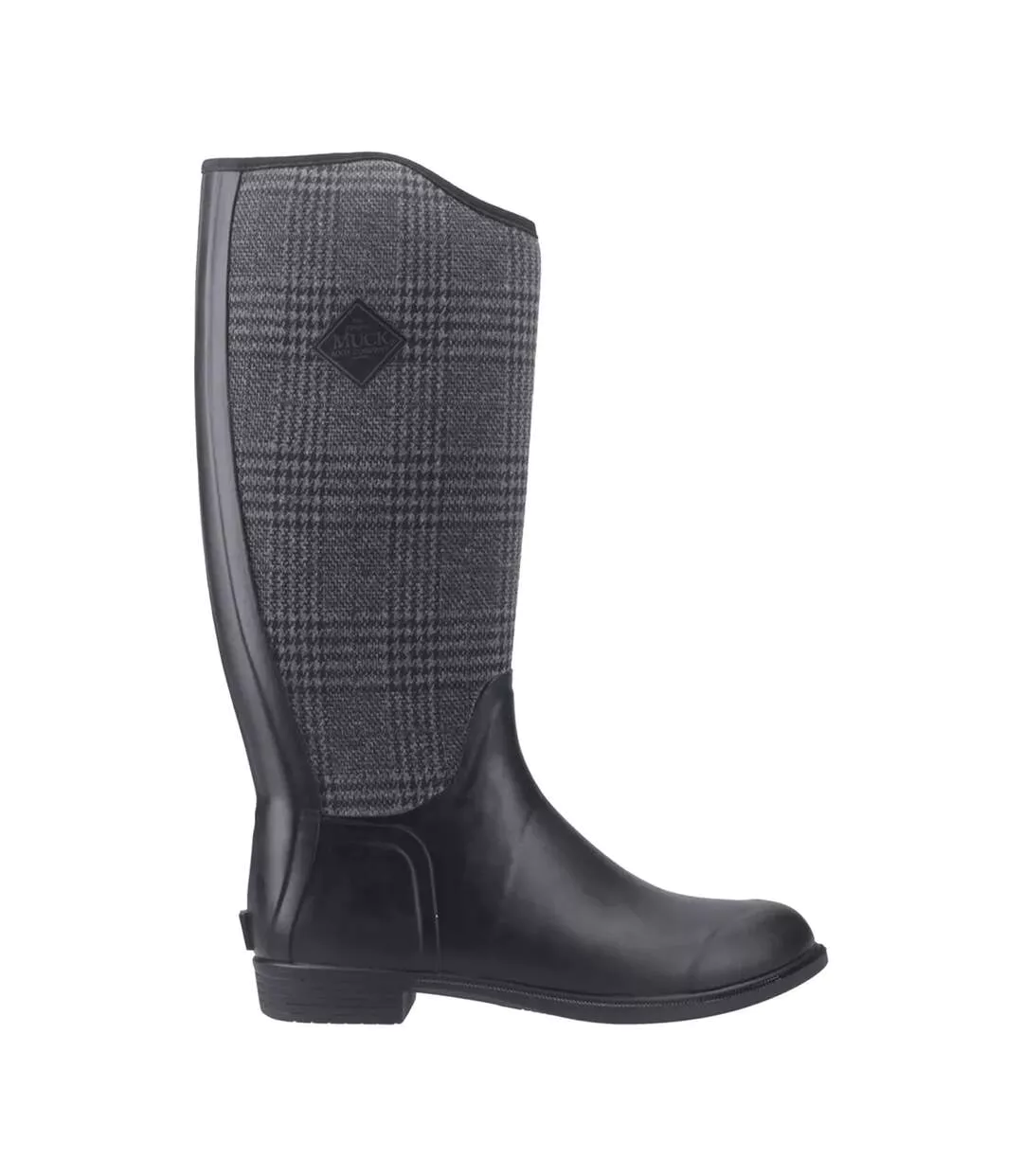 Womens/ladies Derby Tall Wellington Boots Black Muck Boots-3