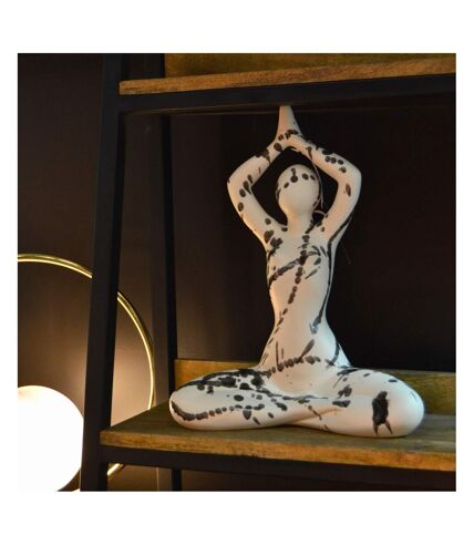 Statuette yoga en céramique Zoya  splash