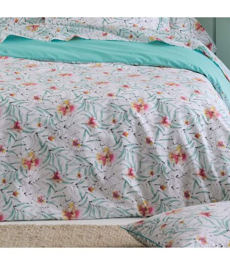 Parure de lit percale de coton ROXANE Taie 65x65 cm
