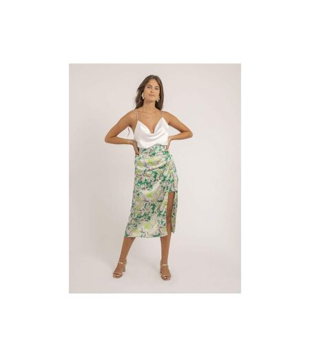 Caraco satin col bénitier FOLINE - Dona X Lisa