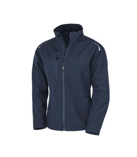 Veste Softshell Femme Bleu Marine Result Genuine Recycled