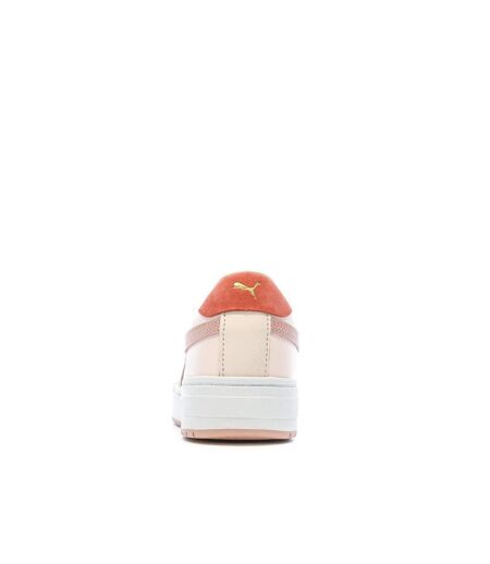 Baskets rose/blanche femme puma 394749-02