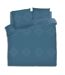 Parure de lit en coton lavé Tuft - 260 x 240 cm - Bleu canard