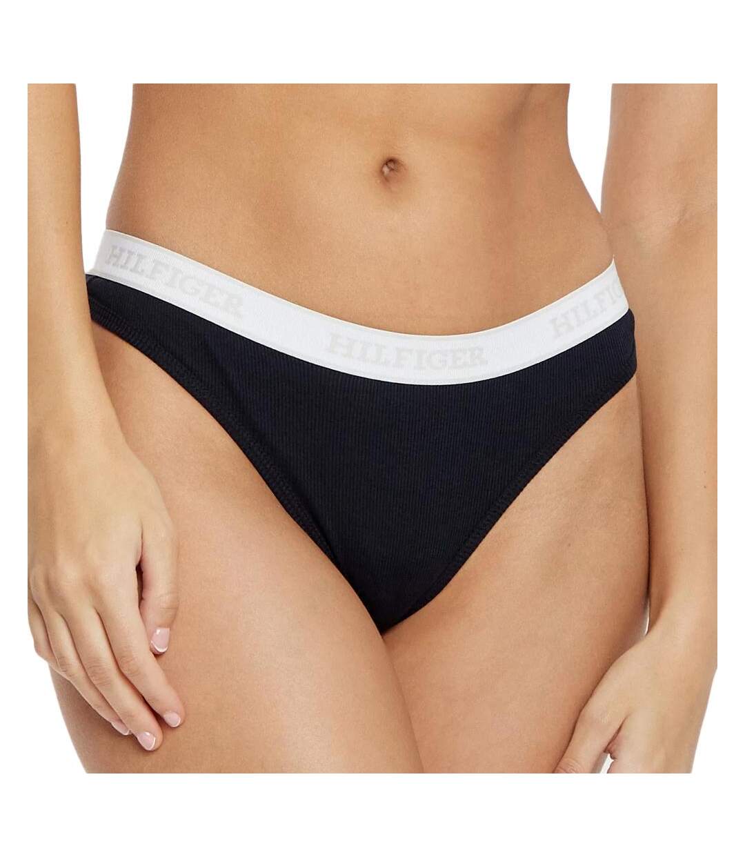 String Noir Femme Tommy Hilfiger ThongR - L