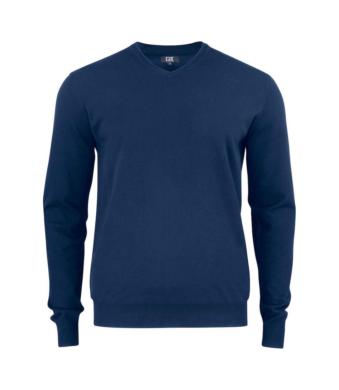 Mens Oakville V Neck Sweatshirt Dark Navy Cutter & Buck-1