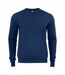 Mens Oakville V Neck Sweatshirt Dark Navy Cutter & Buck-1