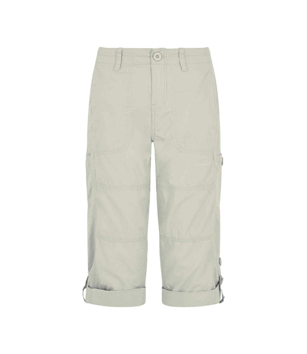 Womens/ladies salena 3/4 shorts oyster Weird Fish-1