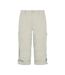Womens/ladies salena 3/4 shorts oyster Weird Fish-1