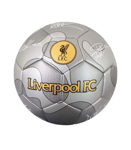 Liverpool FC - Ballon de foot (Argenté) (Taille 5) - UTSG29904