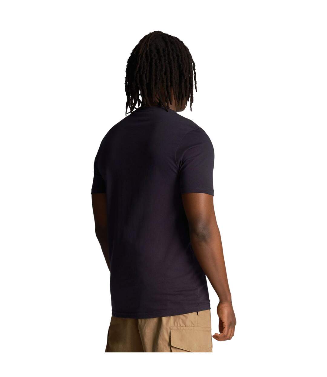 T-shirt Style Logo Brodé Homme Bleu Marine Lyle & Scott-3