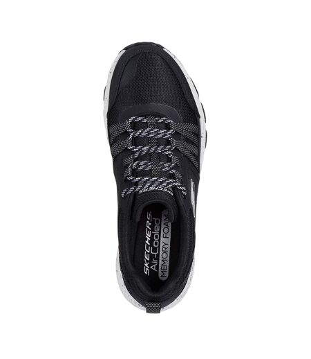 Chaussures De Marche Escapeplan Femme Noir Blanc Skechers
