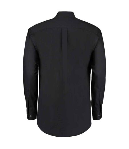 Chemise Manches Longues Premium Homme Noir Kustom Kit