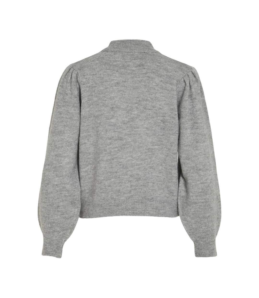 Pull gris femme vila monica-2