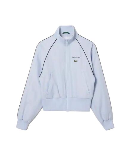 Womens/ladies Raglan Track Jacket Blue Lacoste