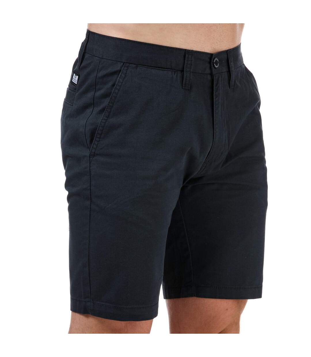 Mens dillenger cotton twill shorts navy Weekend Offender-1