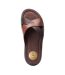 Mens Webb Leather Sliders Burnt Brown Base London-4