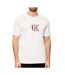 T-Shirt blanc homme calvin klein jeans lv14re829g-1