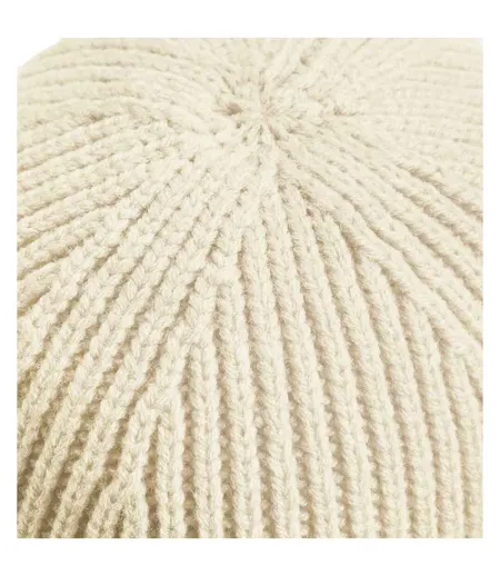 Bonnet Tricoté Engineered Blanc Cassé Beechfield