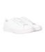 Mens kremes leather-look pu trainers white Duck and Cover-1
