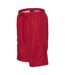 Short De Bain Motif/style Rayé Homme Rouge Burnside-3