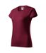 T-shirt Basic Femme Grenat Malfini-4