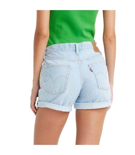Short Femme Bleu Clair Levis