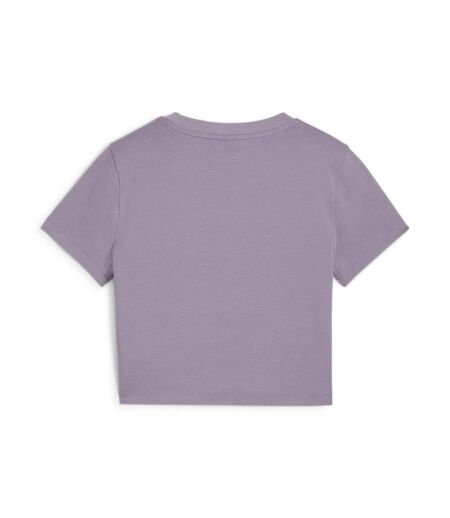 T-Shirt violet femme puma classics