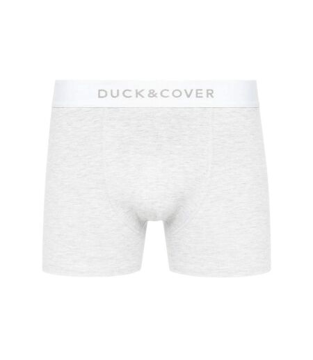Pack of 3  Mens sagnet boxer shorts  grey/white/black Duck and Cover