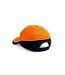 Lot de 2  casquettes de sport adulte orange/noir/blanc Beechfiel